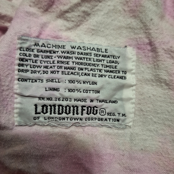 Vintage London Fog Infant Jacket Coat Hearts 12 Months - Picture 3 of 7